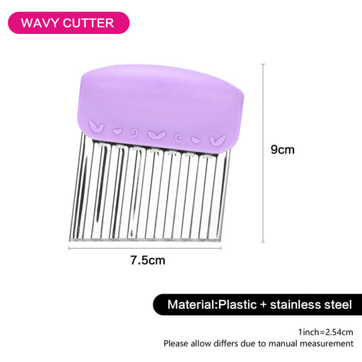 Vegetable Crinkle Cutter  - Purple