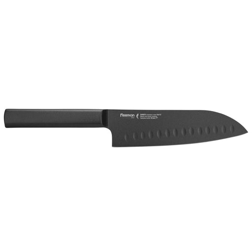 Santoku Knife 7inch Shinto Series With Non-Stick Coating Black
