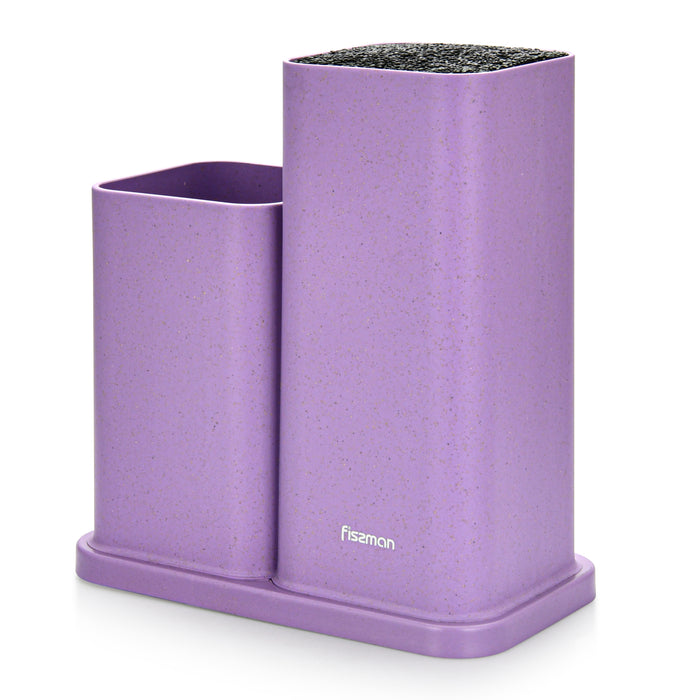 Kitchen Knife & Utensil Organizer (Plastic) LILAC