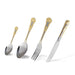 ROUSSE Golden 24 Pcs Cutlery Set (Stainless Steel)