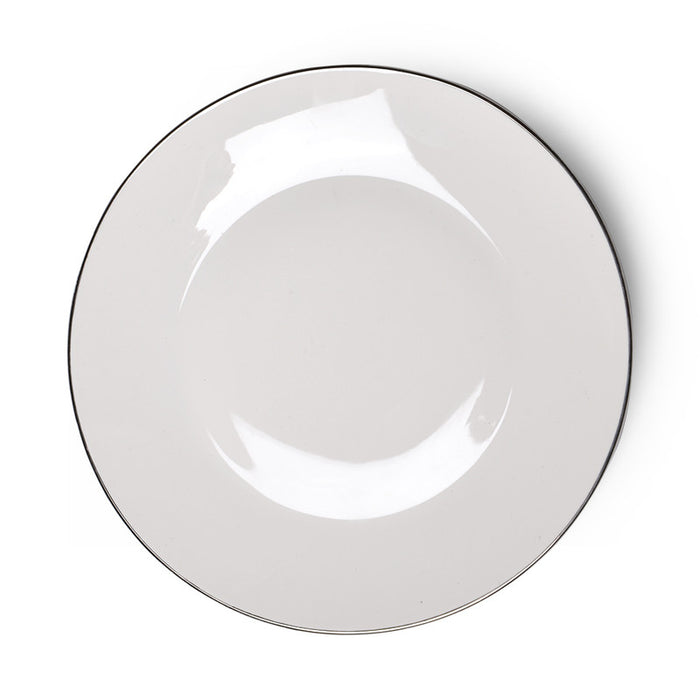 Dinner Plate 27cm Milky White Porcelain Aleksa Series