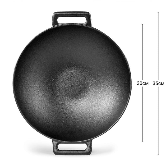 Wok 30cm/3.1LTR (Cast Iron)