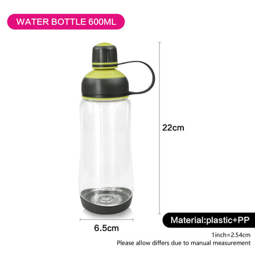 Water Bottle 600 ml Green