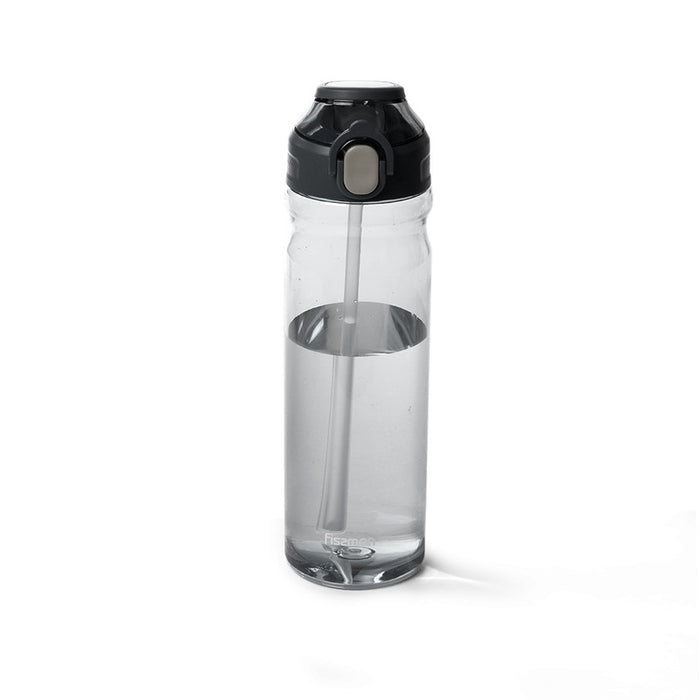 Water Bottle Plastic 750ml Black