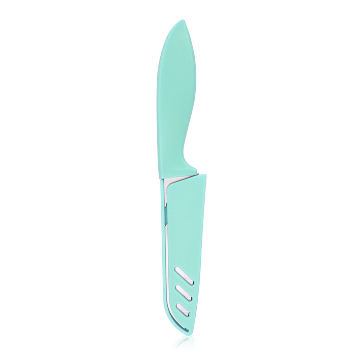 Utility Knife with Sheath 10cm Kitchen Knife Mint Green