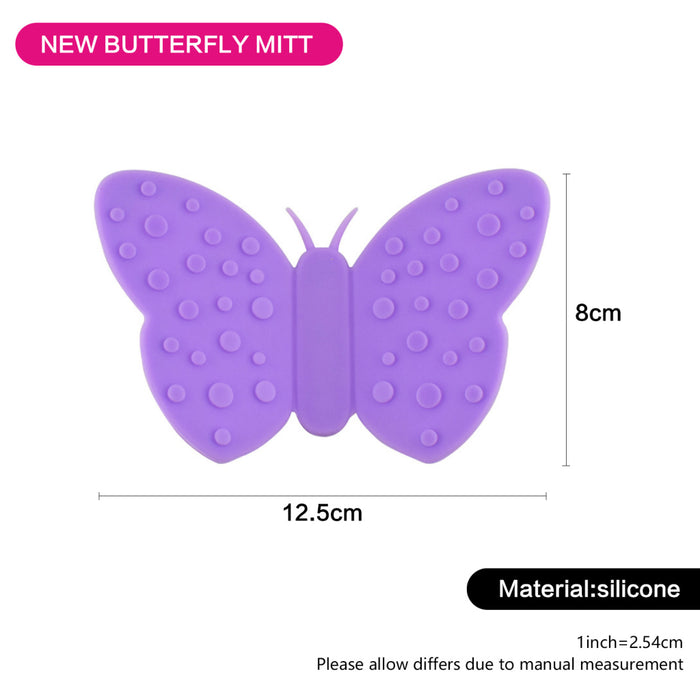 Butterfly Shaped Pot Holder with Magnet (Silicone) Violet