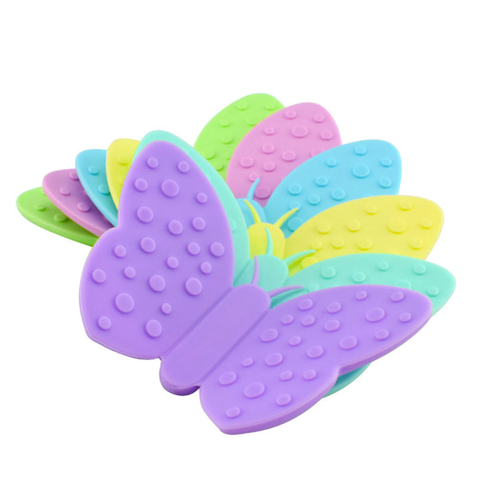 Butterfly Shaped Pot Holder with Magnet (Silicone) Green