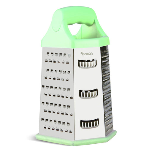 Vegetable And Chesse Grater Six-Sided 24cm Green