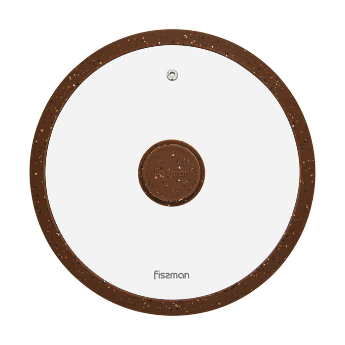 Universal Lid for Pots, Arcades Series Pans and Skillets 24cm Dark Brown