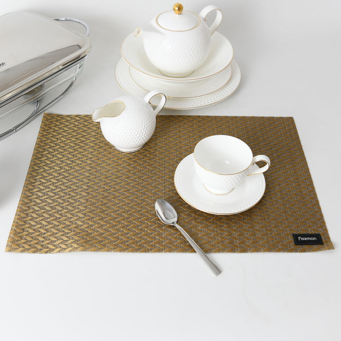 4-Piece Woven Placemat PVC 45cm