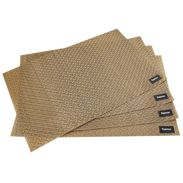 4-Piece Woven Placemat PVC 45cm