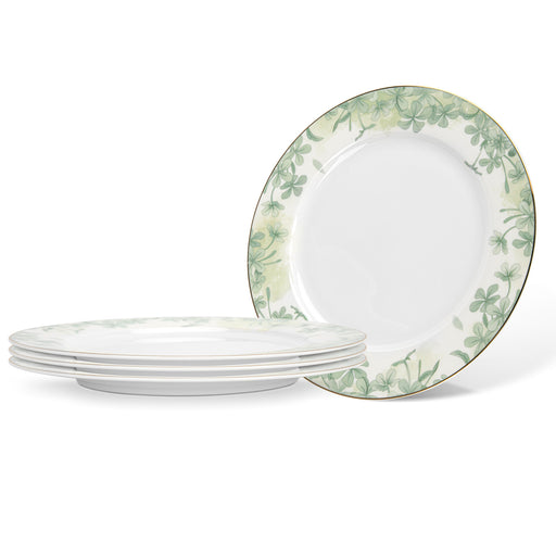 4-Piece Plates Summer Glint Series 26cm Fine Bone China