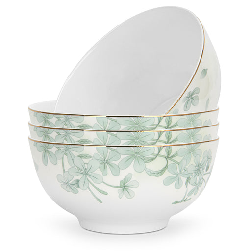 4-Piece Bowls Summer Glint Series 15.5cm Fine Bone China