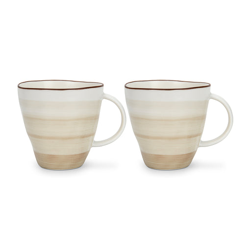 2-Piece Mugs Glide Series 375ml Porcelain