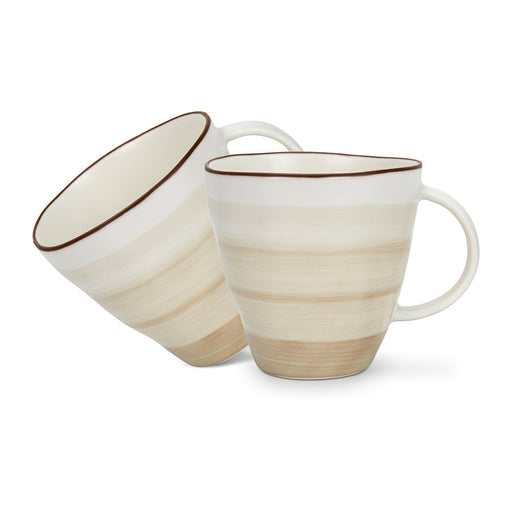 2-Piece Mugs Glide Series 375ml Porcelain