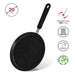 Crepe Pan Jet Black 20cm Aluminium With Non-Stick Coating