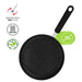 Crepe Pan Jet Black 20cm Aluminium With Non-Stick Coating