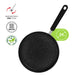 Crepe Pan Jet Black 24cm Aluminium With Non-Stick Coating