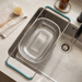 Over The Sink Mesh Colander 38x32x7.5cm (Stainless Steel)