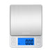 Fisman Electronic Kitchen Scales 14x10.5x1.7cm with Two Additional Trays