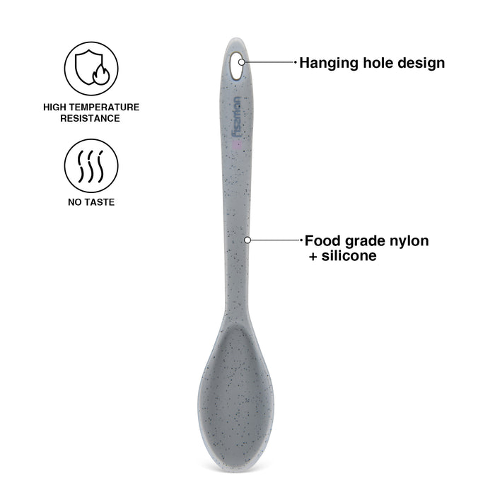 Serving Spoon Mauris Grey 33.5cm (Nylon + Silicone)