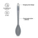 Serving Spoon Mauris Grey 33.5cm (Nylon + Silicone)