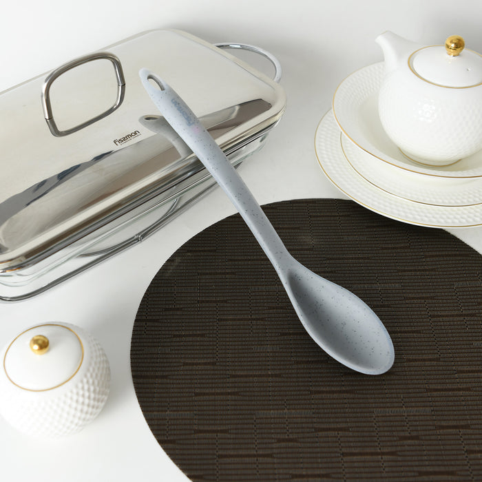 Serving Spoon Mauris Grey 33.5cm (Nylon + Silicone)