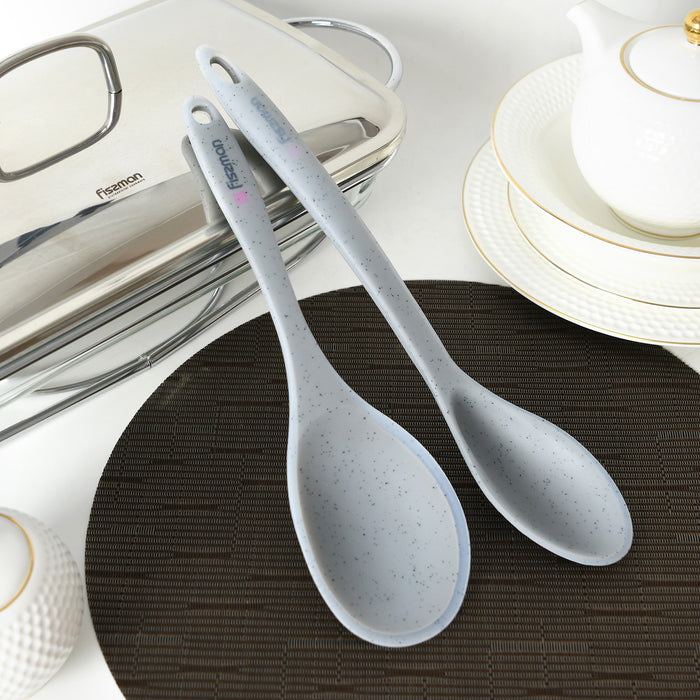 Serving Spoon Mauris Grey 30cm (Nylon + Silicone)