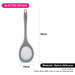 Slotted Spoon Mauris Grey 34cm (Nylon + Silicone)