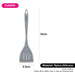 Kitchen Turner Mauris Grey 33cm (Nylon + Silicone)