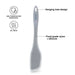 Spatula Mauris Grey 31cm (Nylon + Silicone)