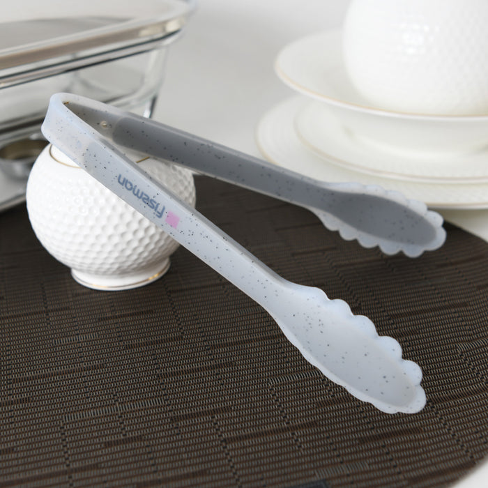 Tongs Mauris Grey 23cm (Nylon + Silicone + Stainless Steel)