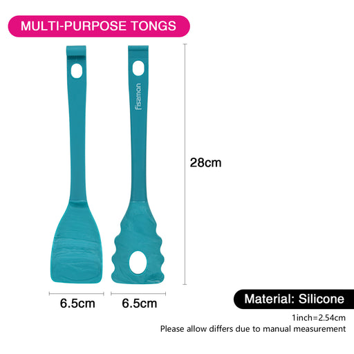 2in1 Tong with Nylon And Silicone 28cm LUCRETIA