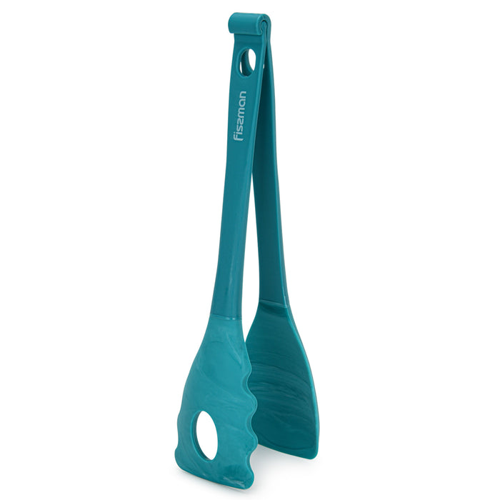 2in1 Tong with Nylon And Silicone 28cm LUCRETIA