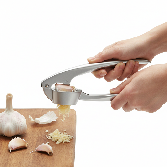 Fissman Garlic Press – Large, Heavy-Duty Garlic Crusher With An Extra-Big Chamber
