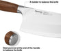 8'' Kitchen Cleaver Knife with Steel Pommel, Fenrir Series