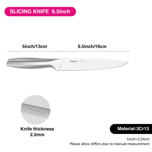 Fissman 6.5" Slicing Knife BERGEN with Hollow Handle (3Cr13 steel)