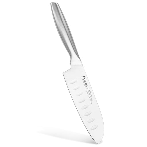 Fissman 5" Santoku Knife BERGEN with Hollow Handle (3Cr13 steel)