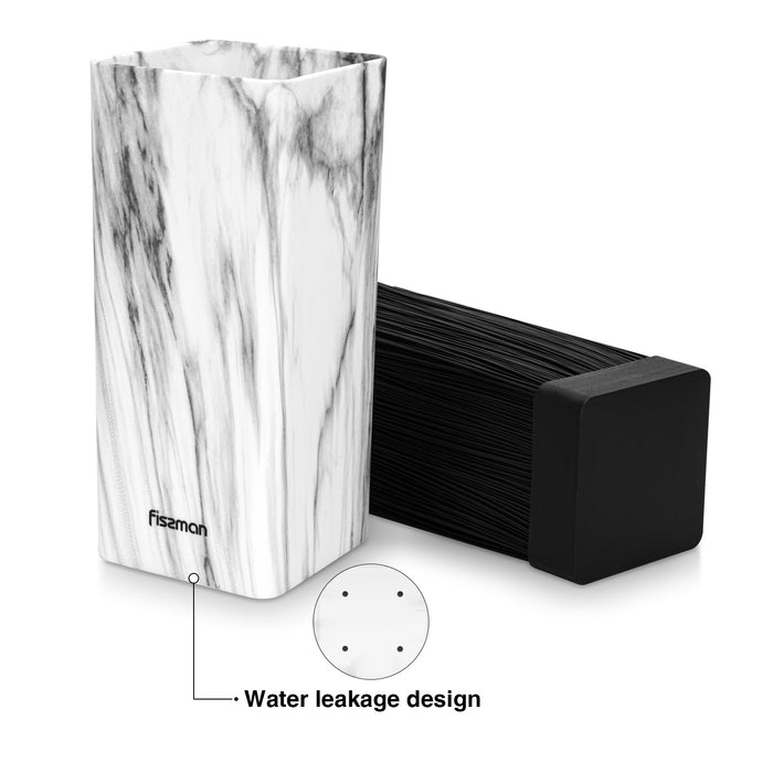 Knife Block with Removable Bristles 22cm