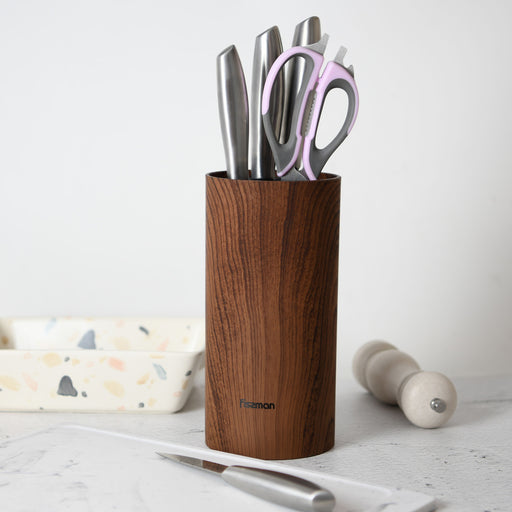 Kitchen Knife Organizer 11x22cm, Round Shaped, Wood (Plastic)