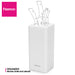 Kitchen Knife Organizer 10x10x22cm, Square Shaped, White (Plastic)