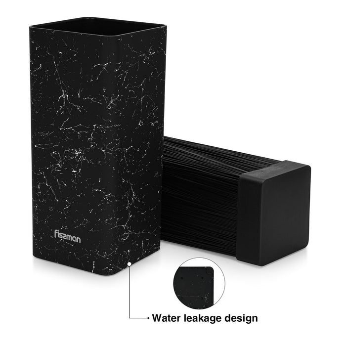 Universal Knife Block Storage 10x10x20cm, Square-Shape Kitchen Knife Stand Organizer