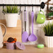 Soup Ladle Iris Series Silicone 29cm Purple