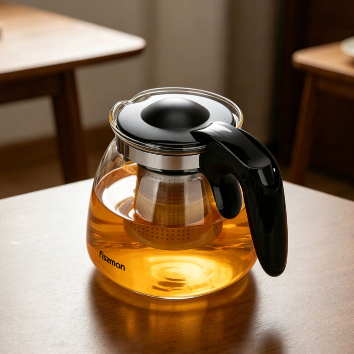 Glass Teapot 900ml with Stainless Steel Infuser