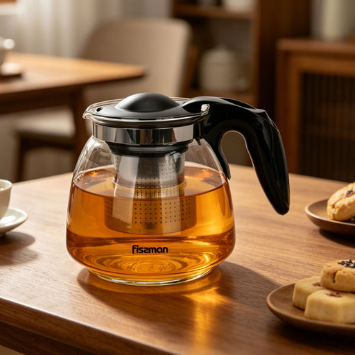 Glass Teapot 900ml with Stainless Steel Infuser
