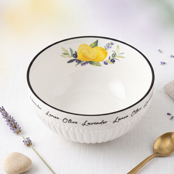 2-Piece Bowl Lemon Provence 12cm Porcelain