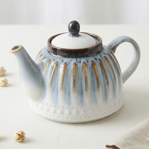Teapot 1100ml, Porcelain Teapot Galactica Series