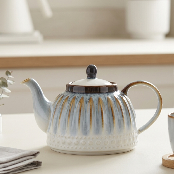 Teapot 1100ml, Porcelain Teapot Galactica Series