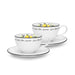 Set of 2 Cups PROVENCE 250 ml With Saucers (Porcelain)