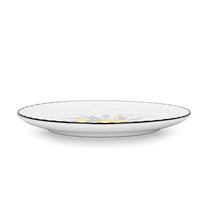 2-Piece Side Plates 16cm, Porcelain Provence Lemon